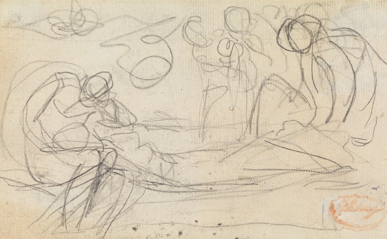 Figur Sammensætningsundersøgelse 50 af George Romney