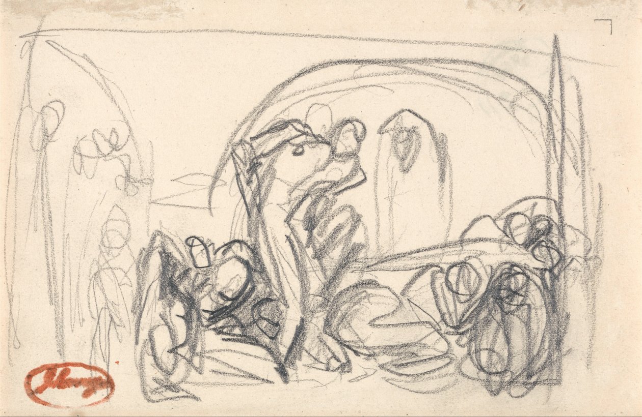 Howard på besøg i et fængsel af George Romney