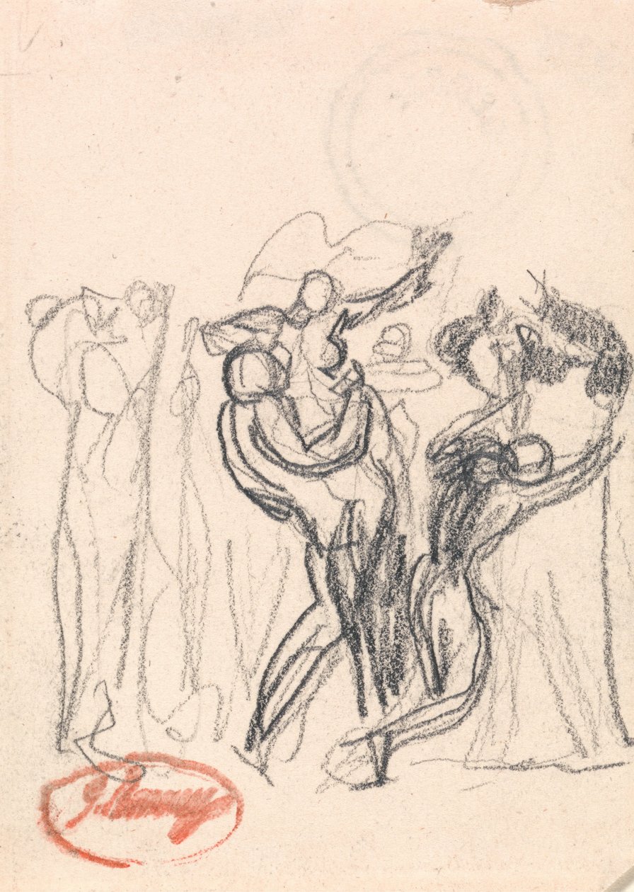 Muligvis en bortførelsesscene af George Romney