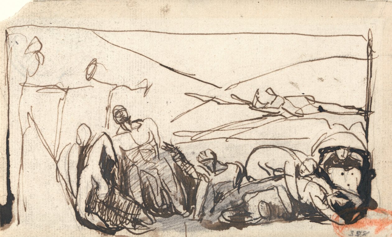 Fængselsscene af George Romney