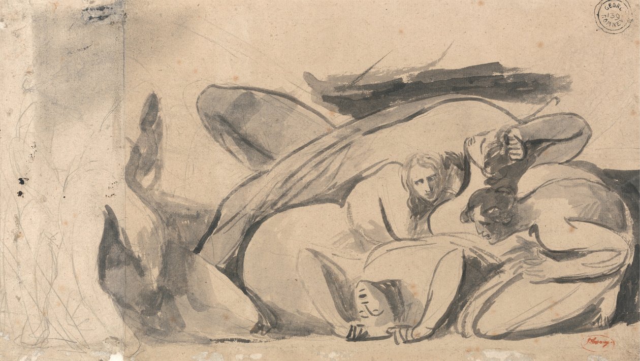 Fængselsscene af George Romney