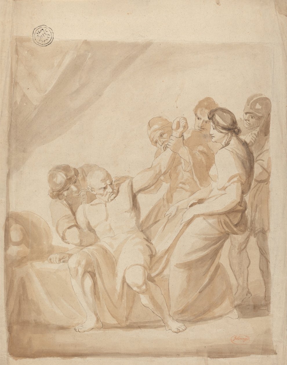Samson overmandet af George Romney