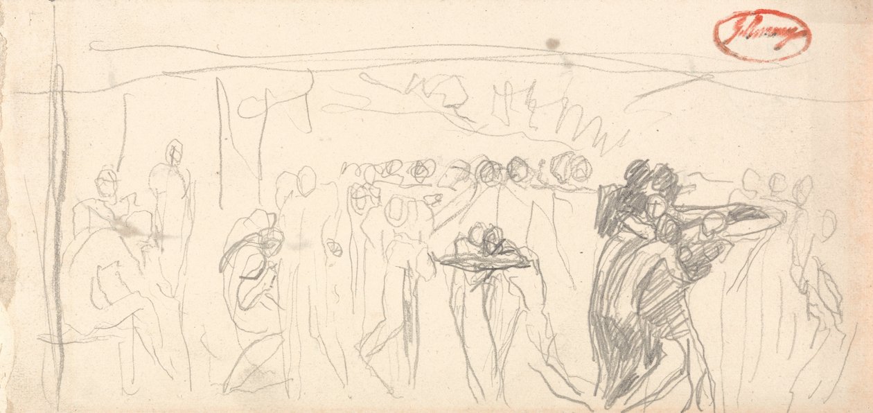 Satan præsiderer over helvede af George Romney