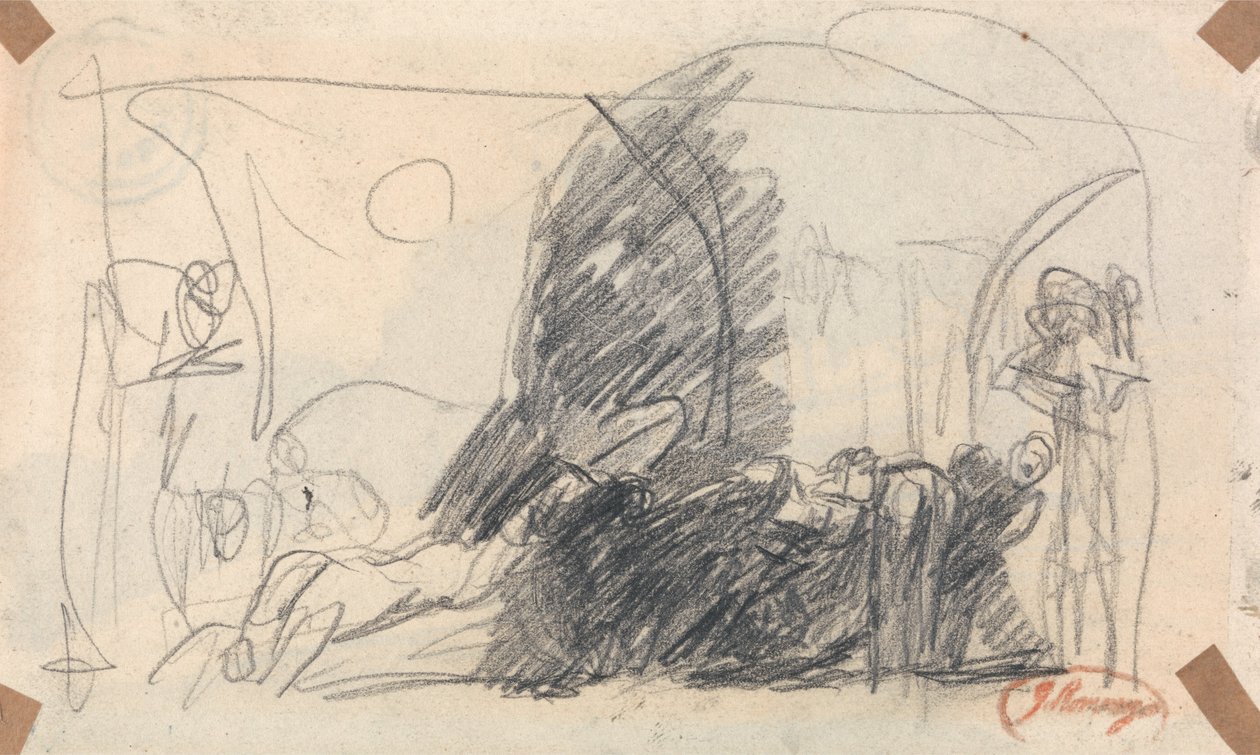 Skitse til Howard Scene af George Romney