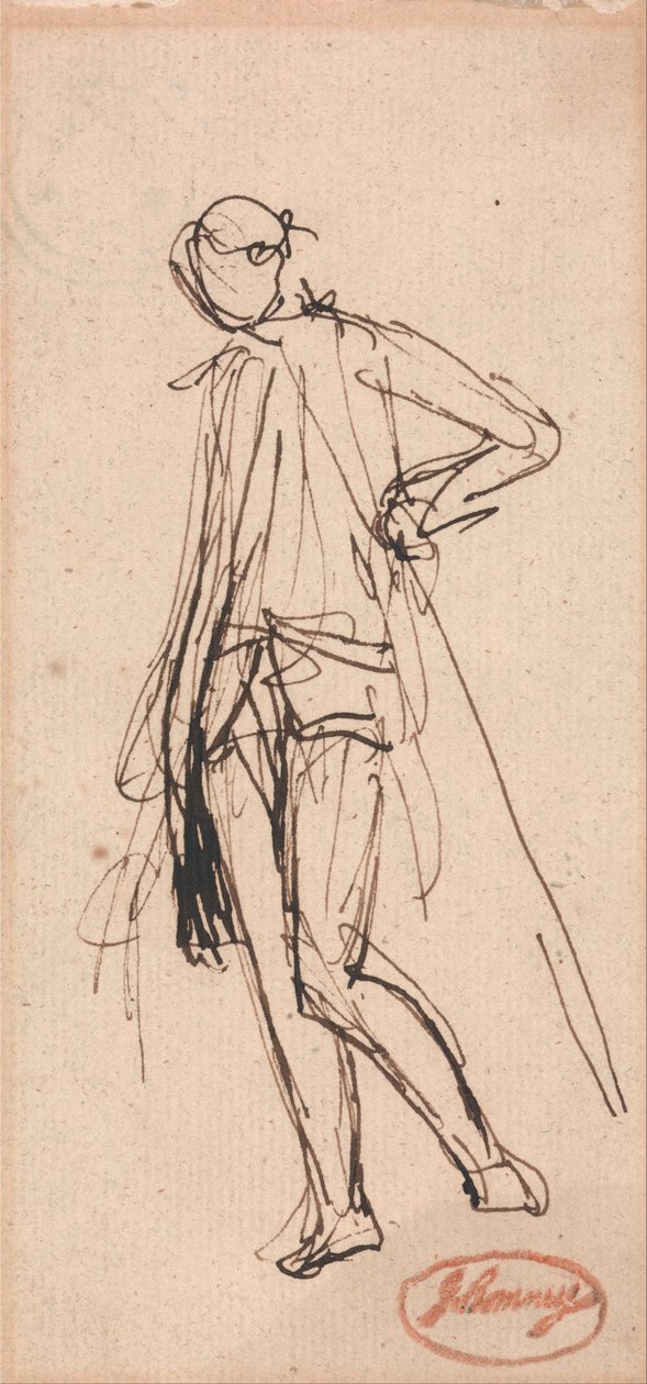 Stående figur af George Romney