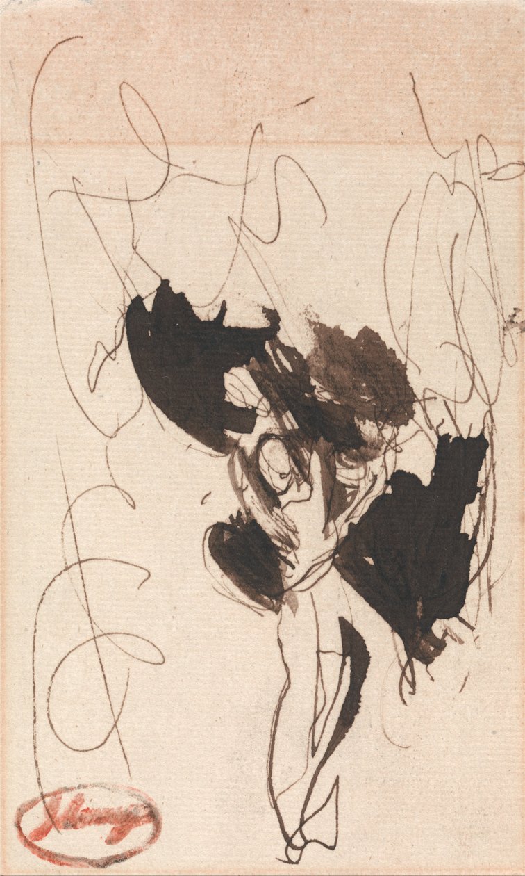 Stående hanfigur af George Romney