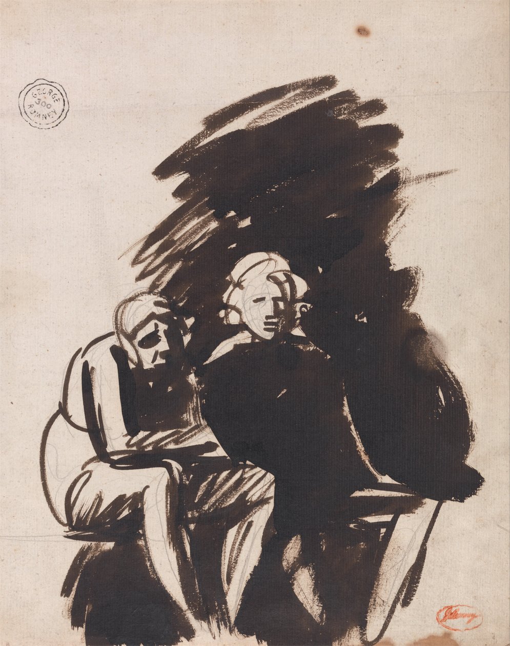 De to venner af George Romney