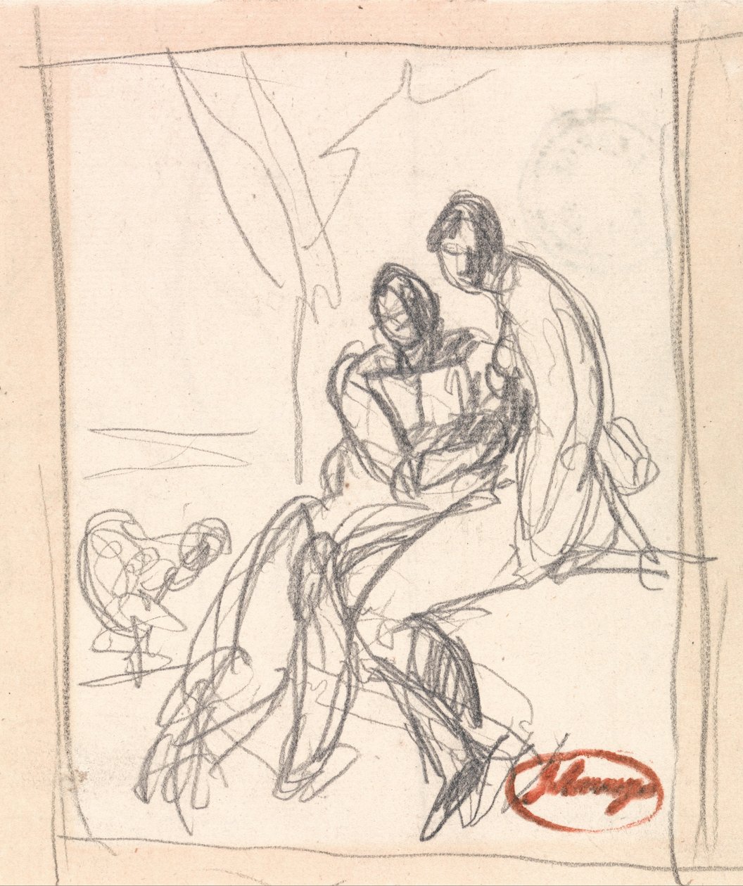 To elskere af George Romney