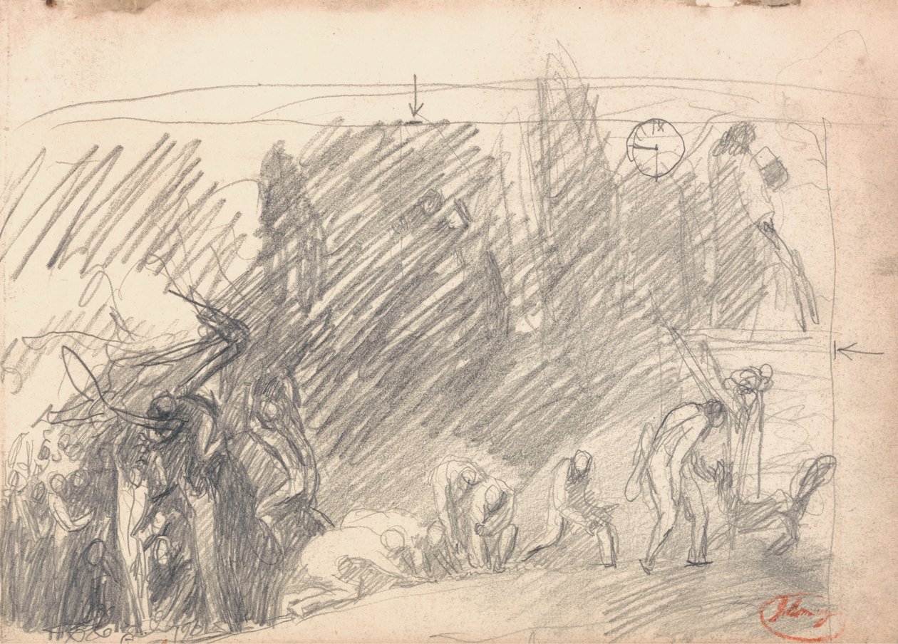 Uidentificeret emne af George Romney