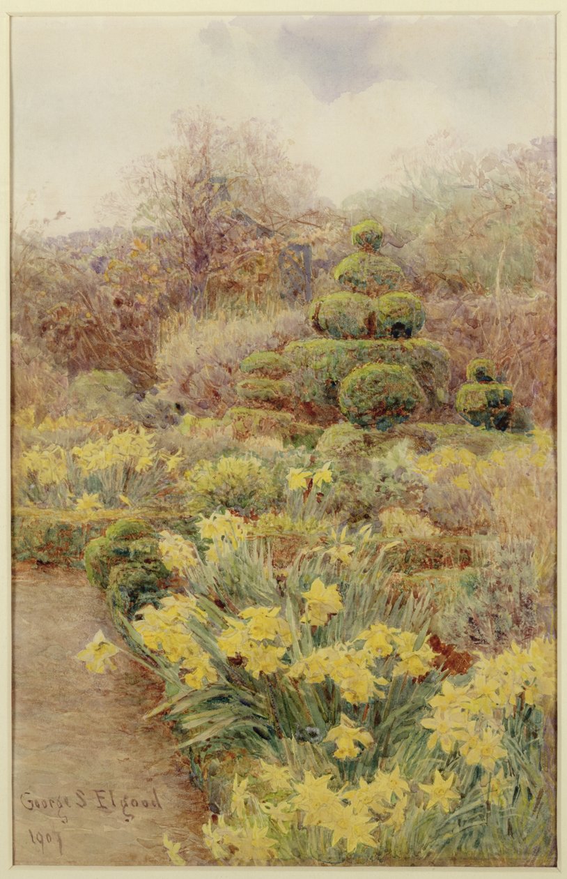 Spring, Raunds Cliffe, 1907 af George Samuel Elgood