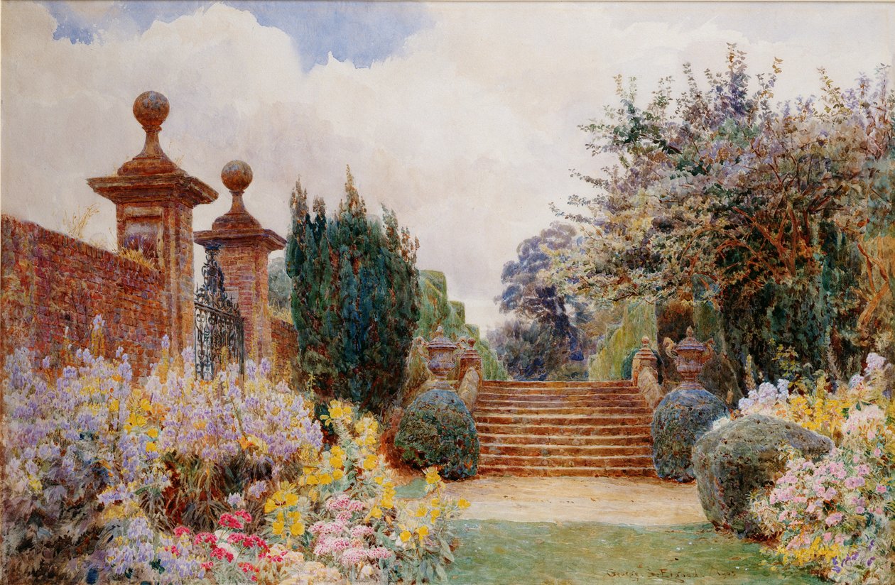 Terrace Steps, Penshurst, 1903 af George Samuel Elgood