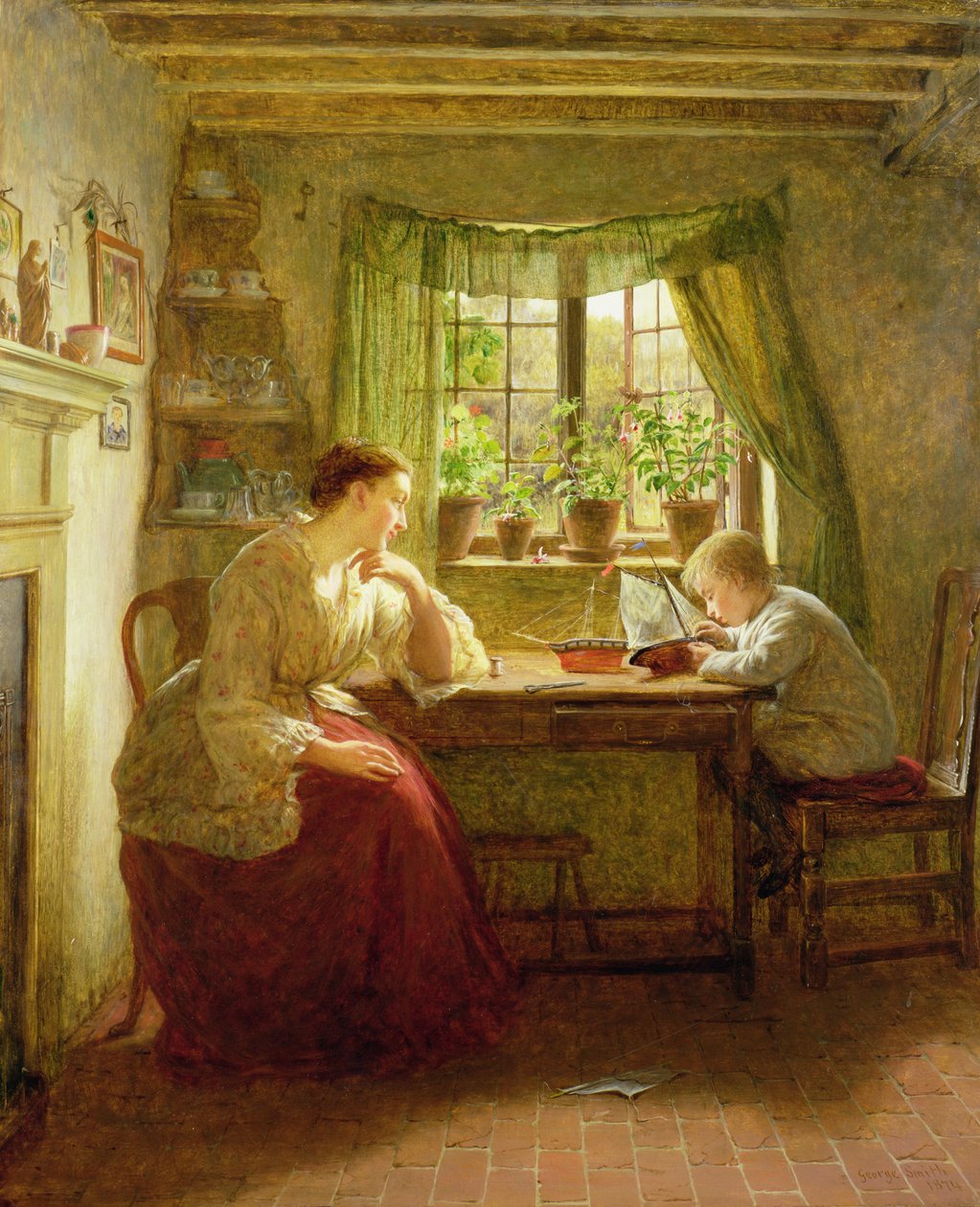 Tanker om fremtiden, 1874 af George Smith