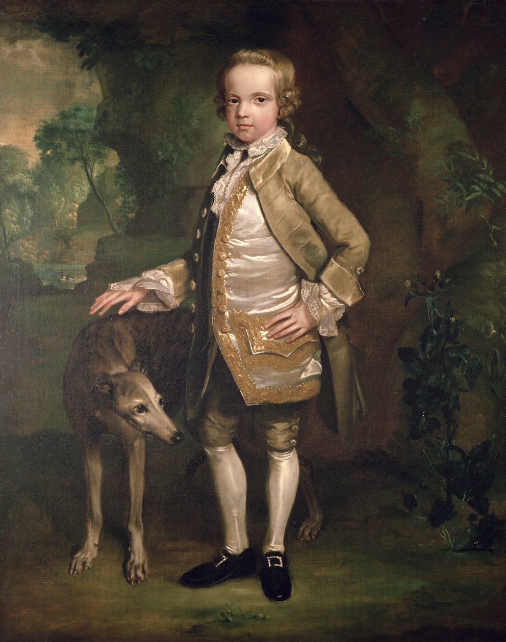 Sir John Nelthorpe, 6. Baronet som dreng af George Stubbs