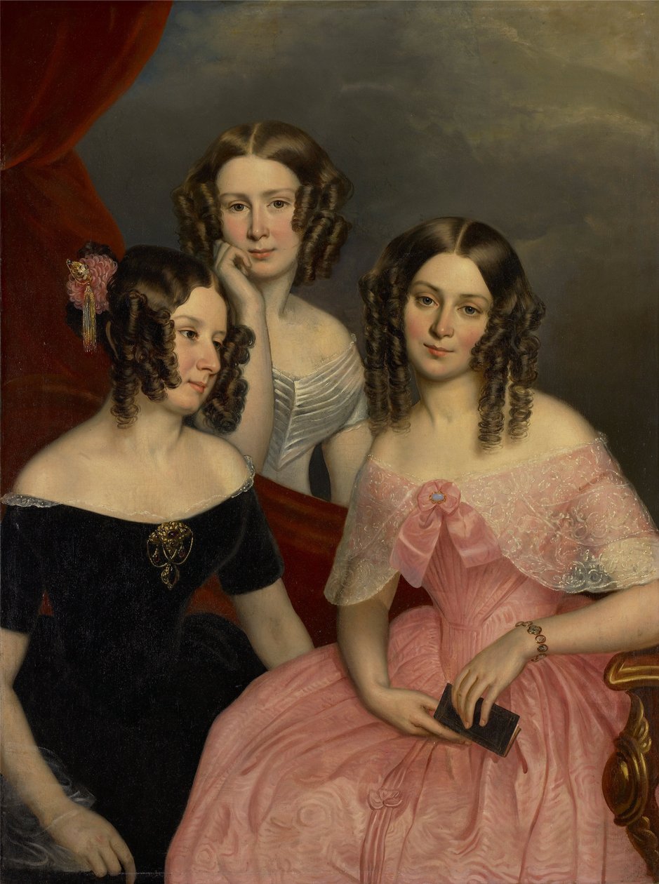De tre Robinson -søstre af George Theodore Berthon