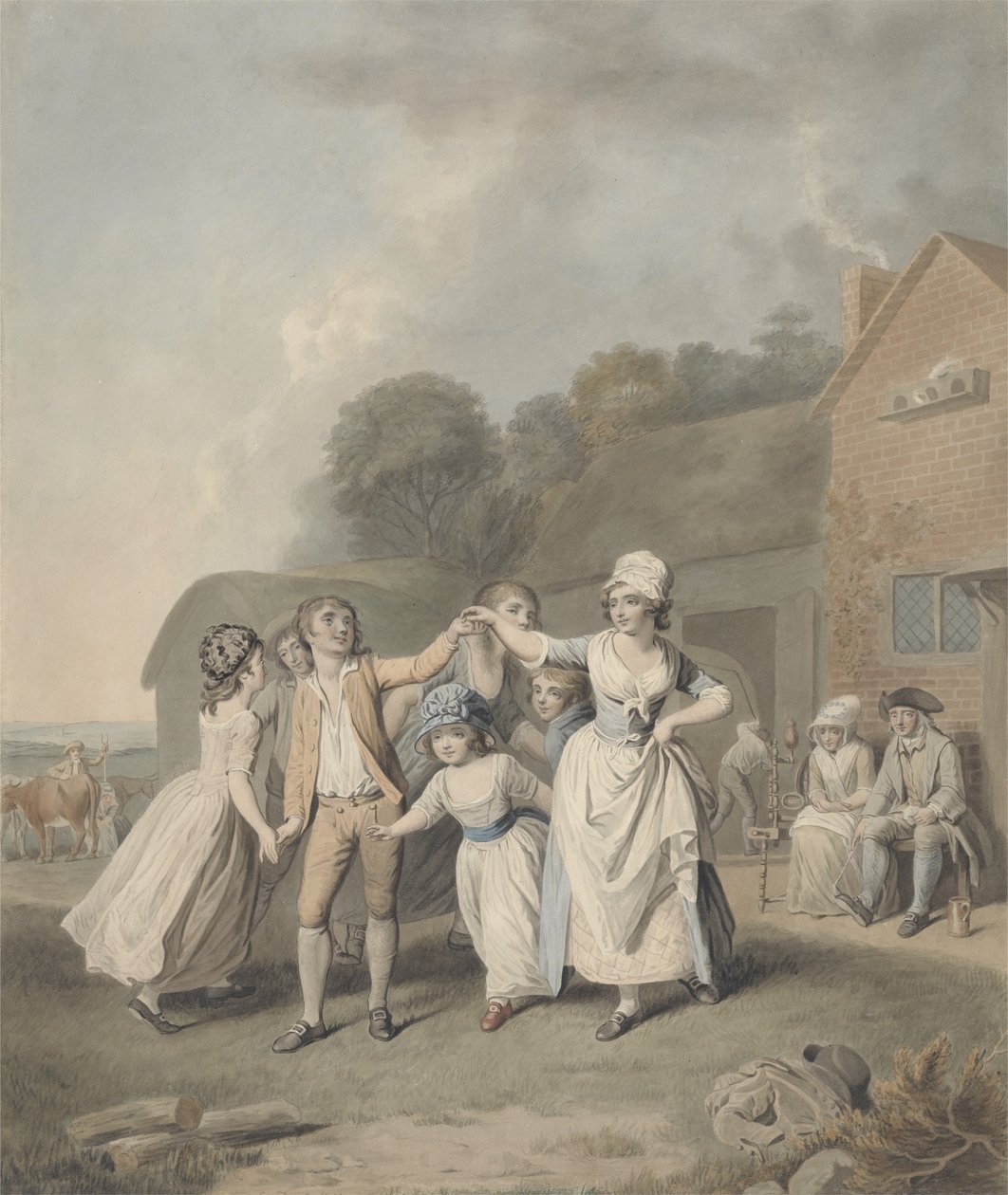 Børn danser, 1798 af George Townley Stubbs