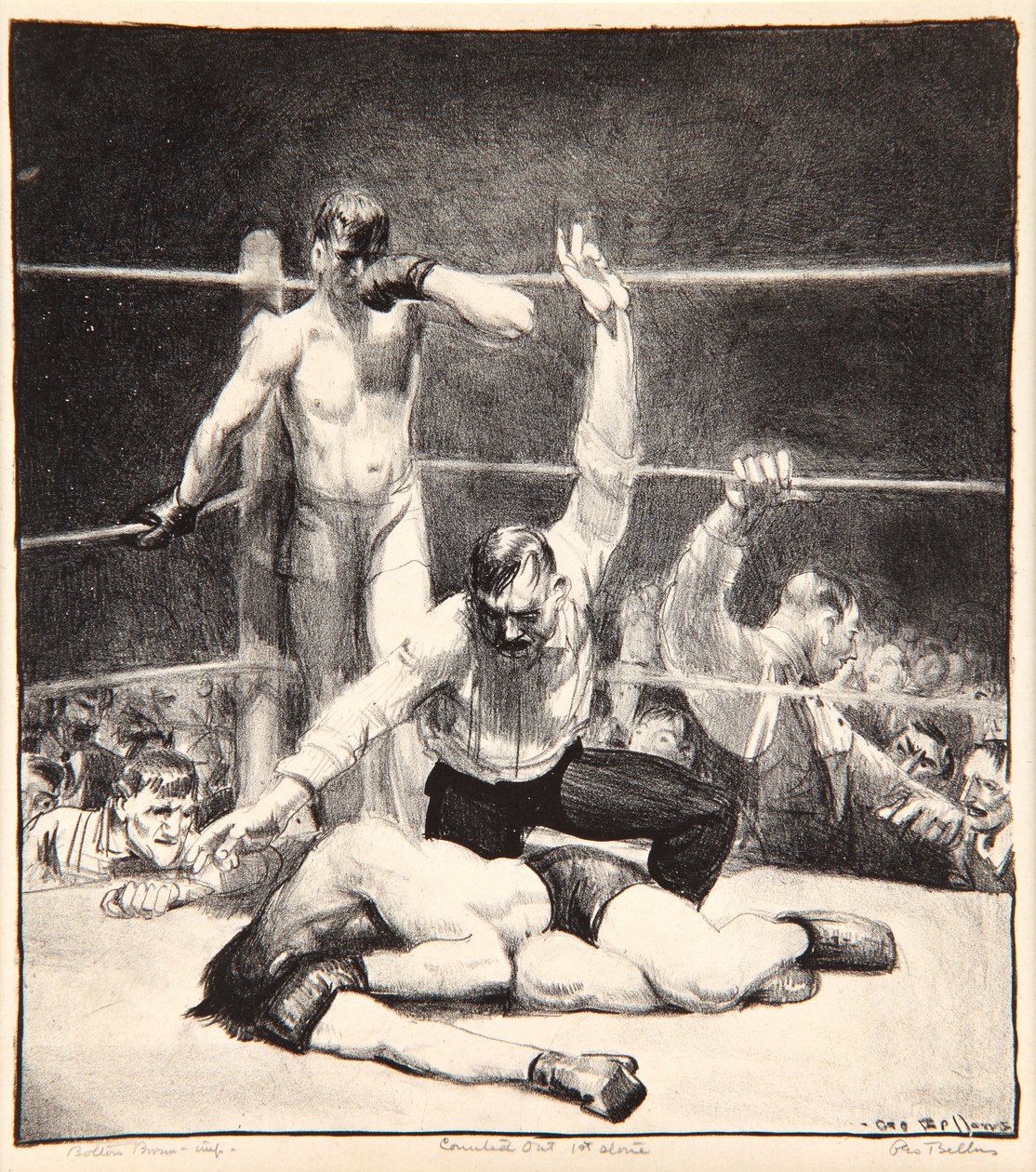 Udtalt, 1921 af George Wesley Bellows