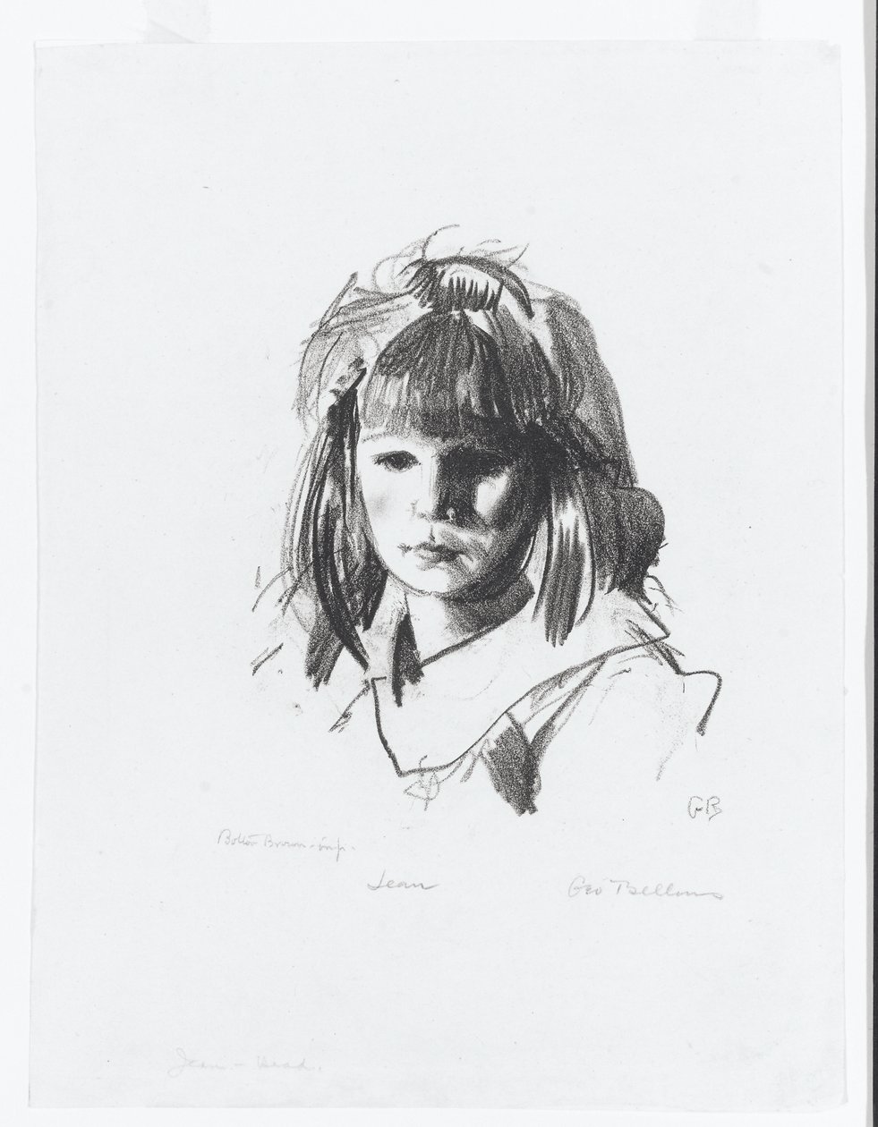 Jean 1921, First Stone, 1921 af George Wesley Bellows