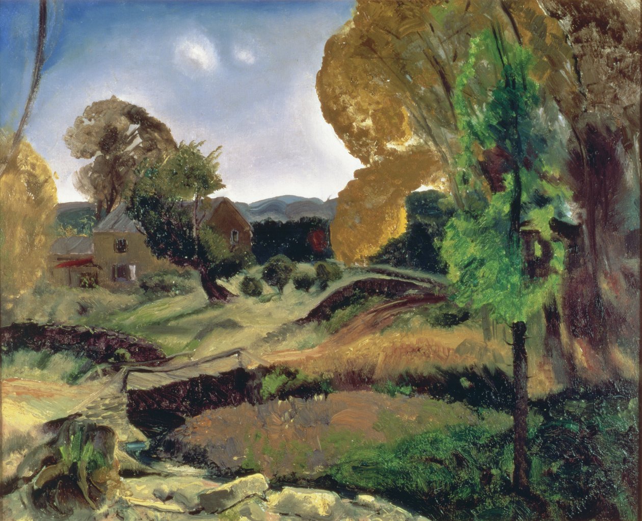 Lille bro, Woodstock, 1920 af George Wesley Bellows