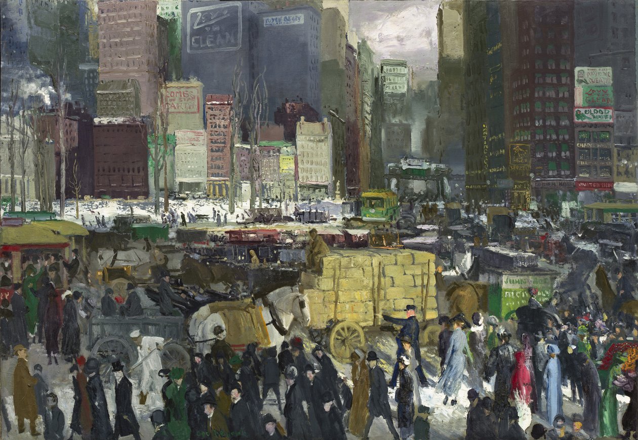New York, 1911 af George Wesley Bellows