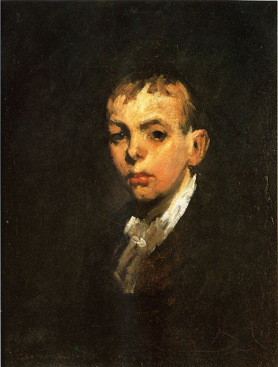 Portræt af en dreng, ca. 1905 af George Wesley Bellows