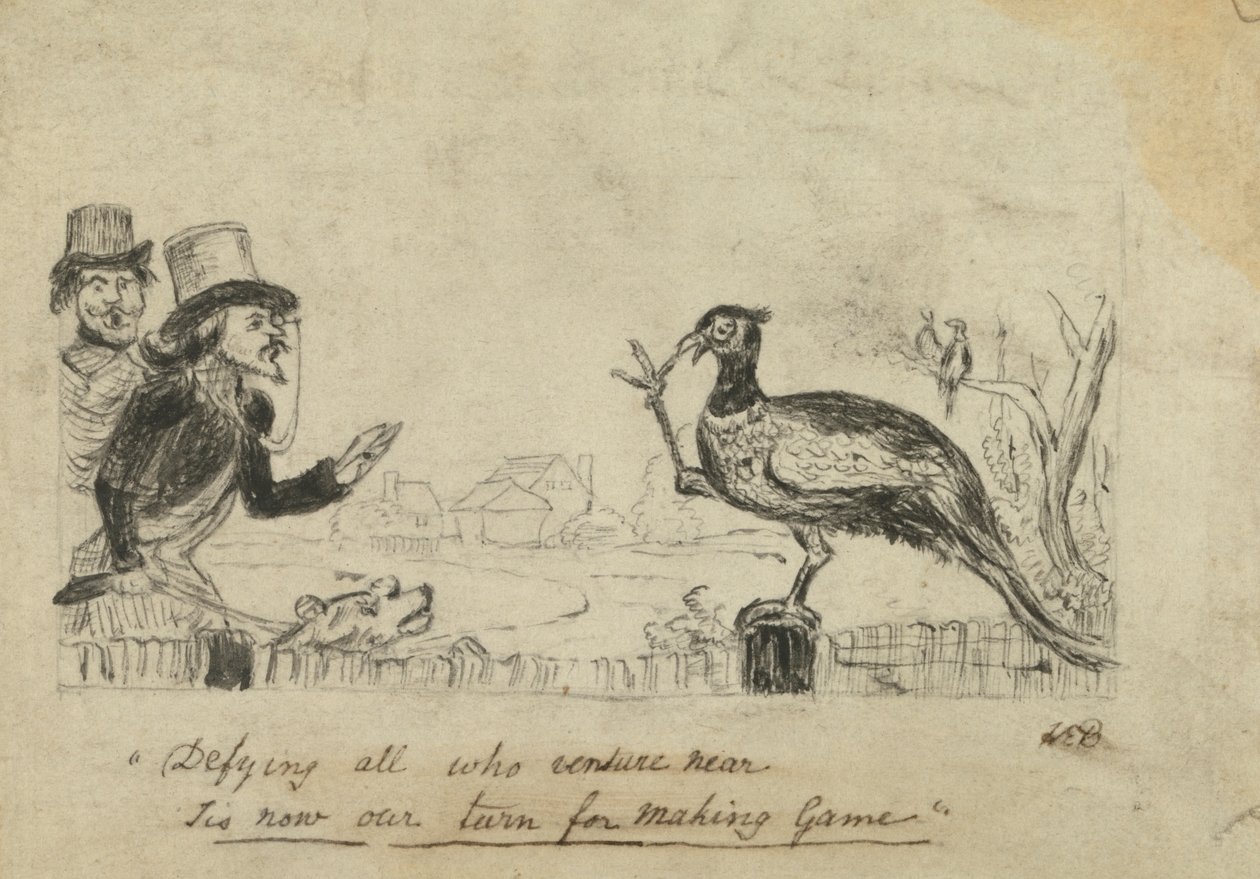 Fasan trodsende jægere af George Augustus Sala