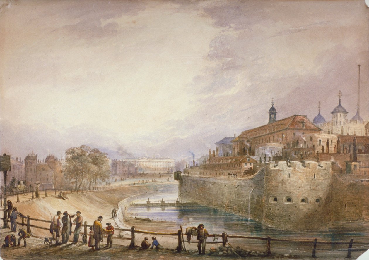 Tower of London, c1840 af George B Campion