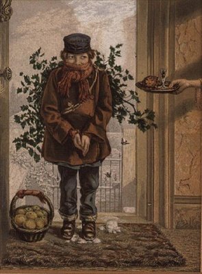 Juletid (print) af George Baxter
