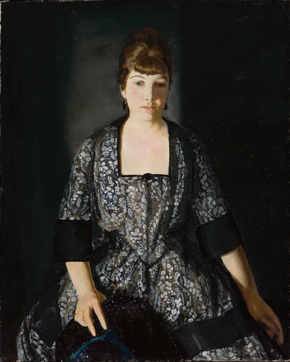 Emma i det sorte print af George Bellows