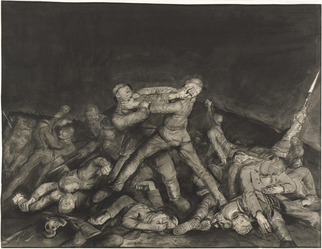 Spøgelse af sergent Pelly af George Bellows