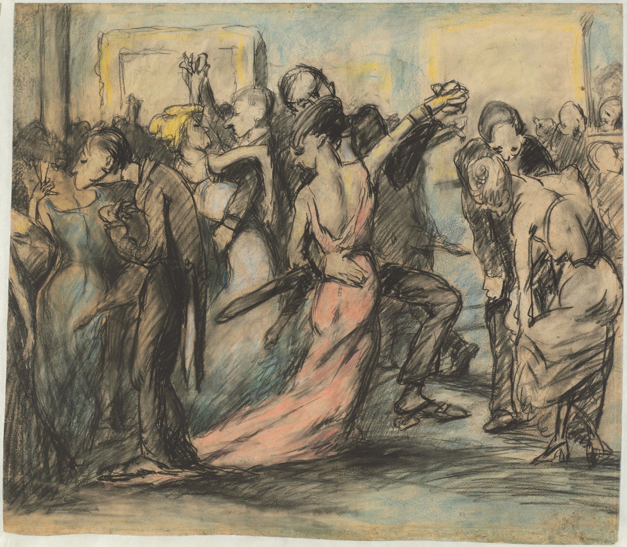 Society Ball [verso] af George Bellows