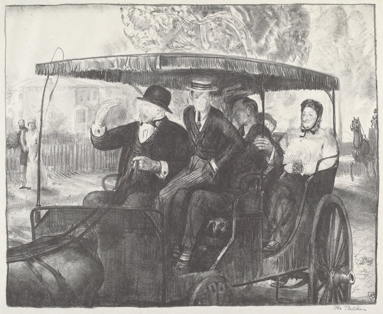 Søndag 1897 af George Bellows