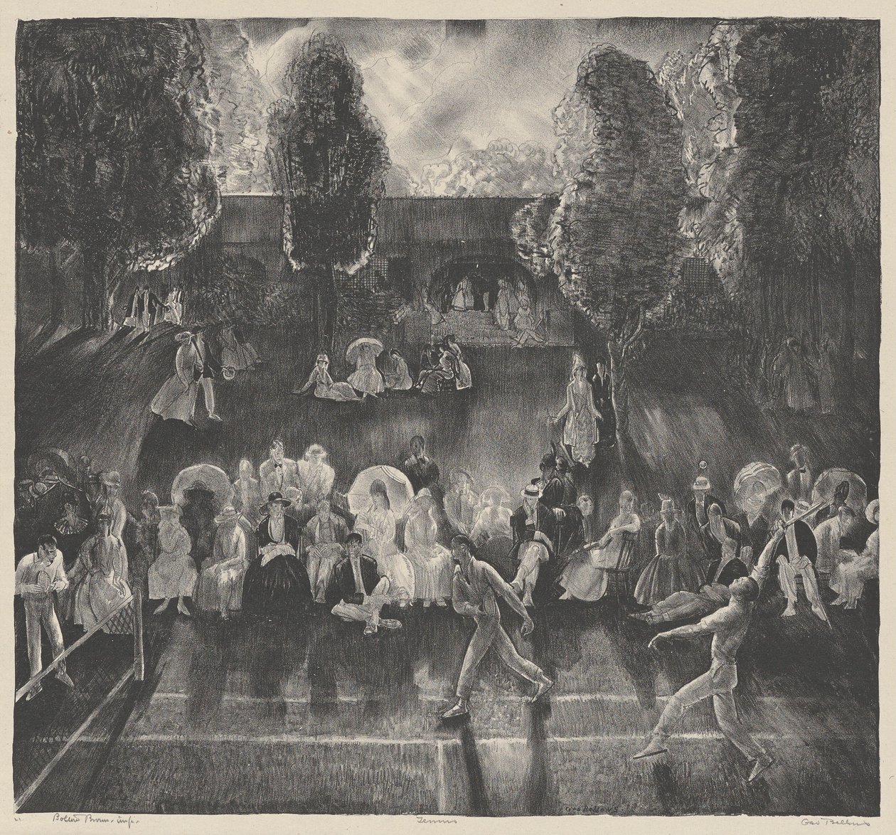 Tennis af George Bellows
