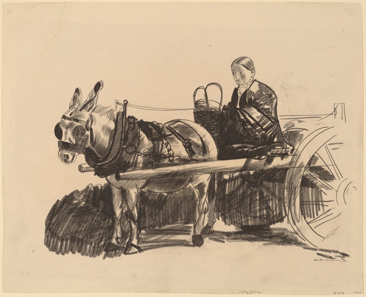 Æselvognen af George Bellows