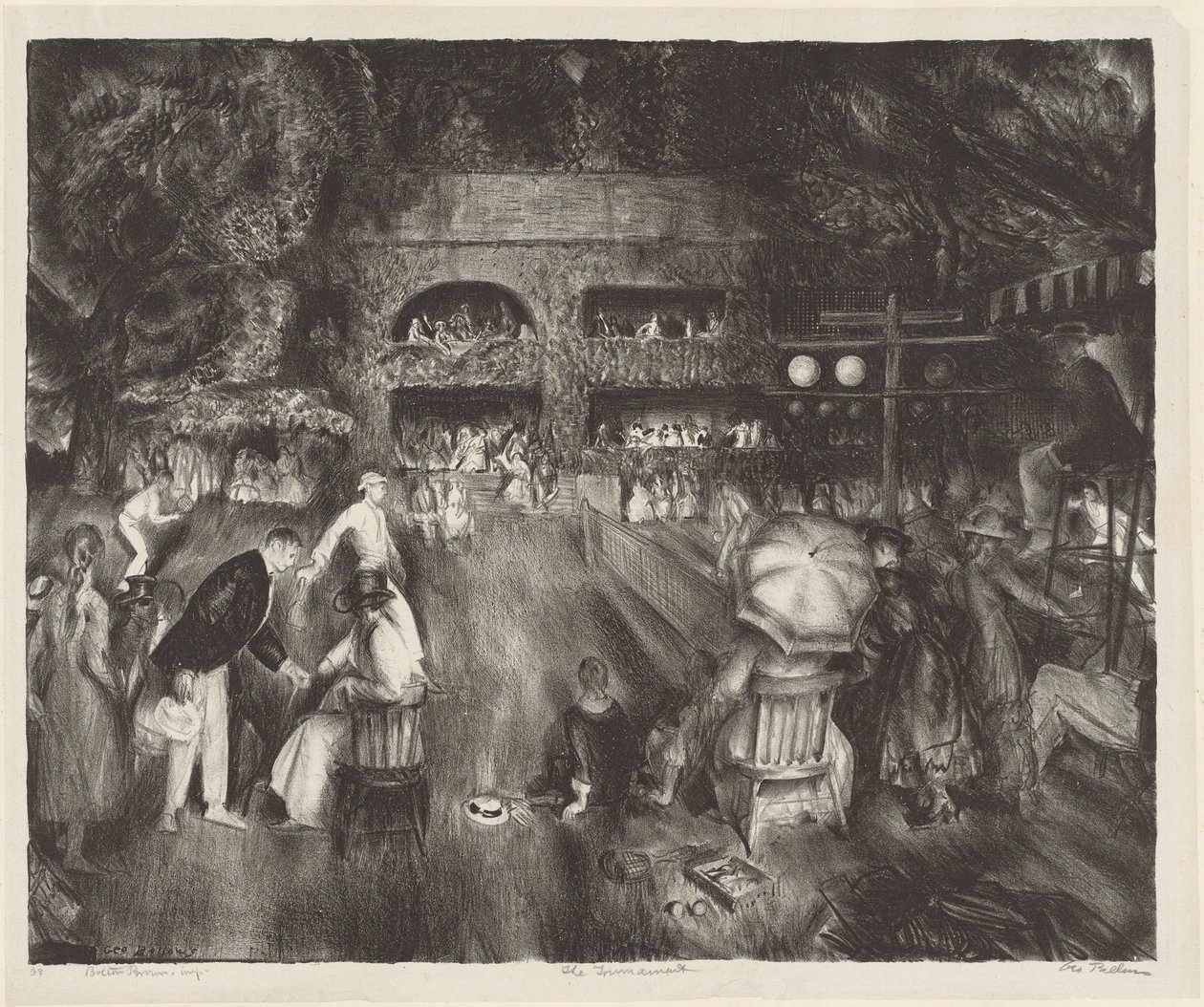 Turneringen af George Bellows