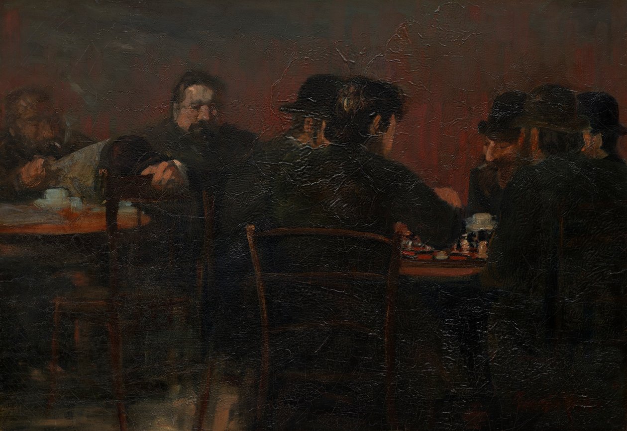 Skakspillere af George Benjamin Luks