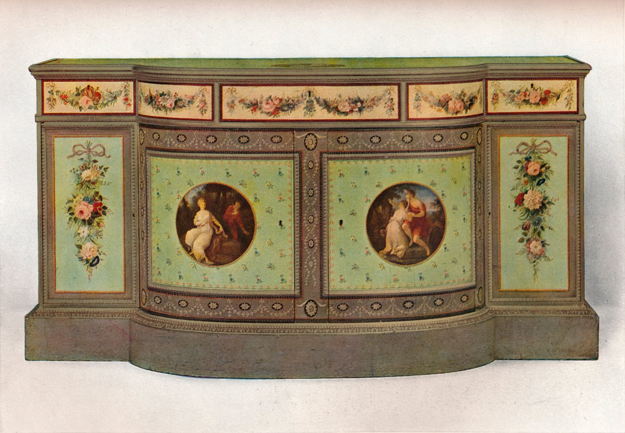 Kommode, c1785 af George Brookshaw