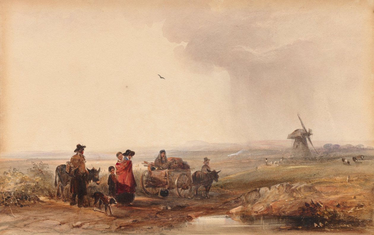 Sigøjnerlejr, Holland af George Bryant Campion