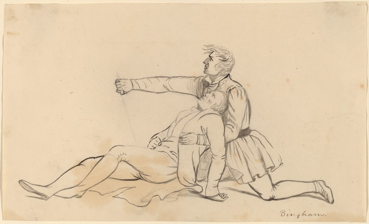 General Warrens død af George Caleb Bingham