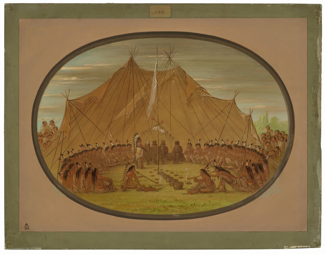Et hundegilde - Sioux af George Catlin