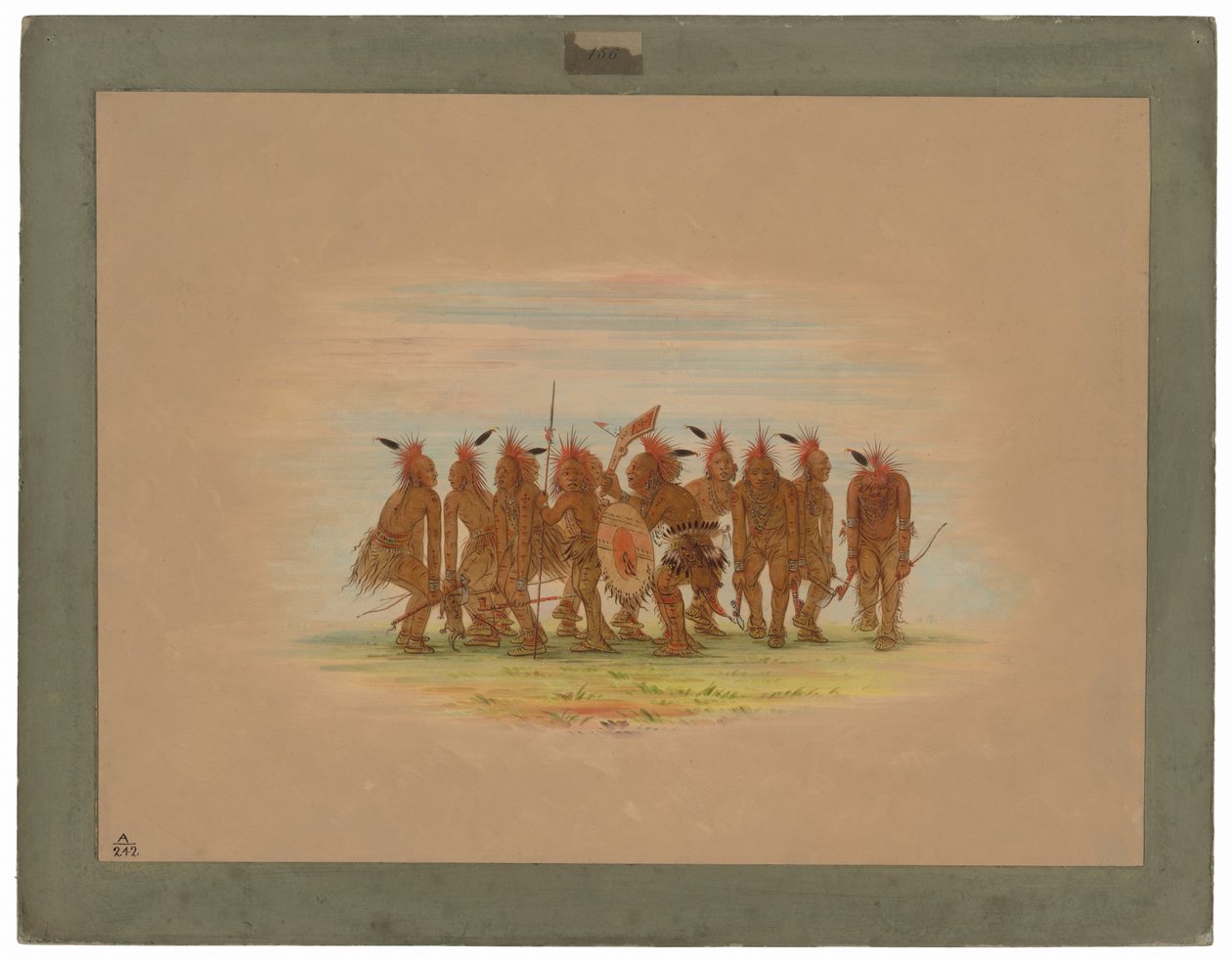 Morsom dans - Saukie af George Catlin