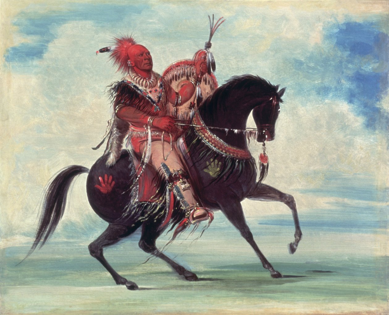 Chef Keokuk af George Catlin