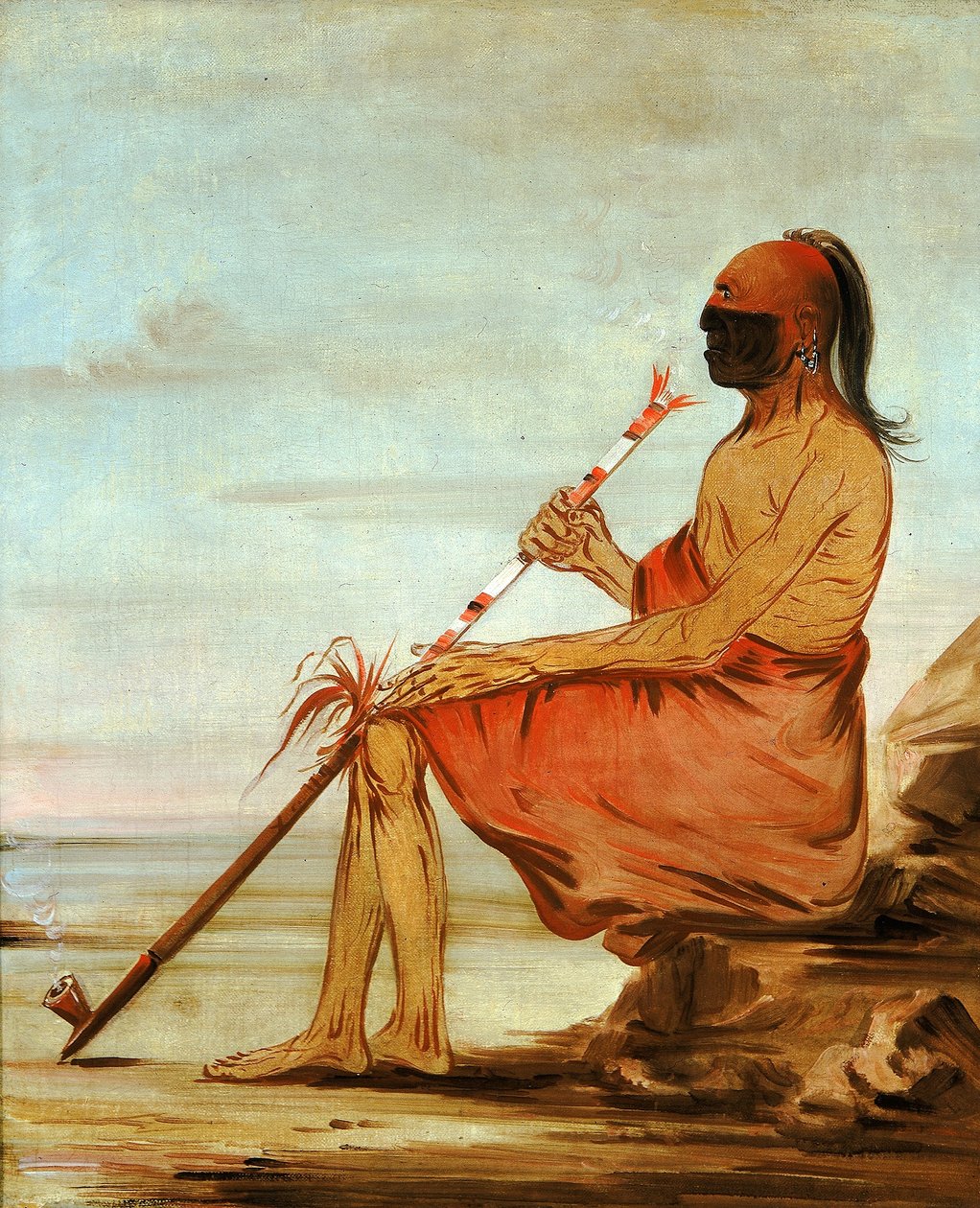 Coo-coo-coo, Uglen, en gammel høvding af George Catlin