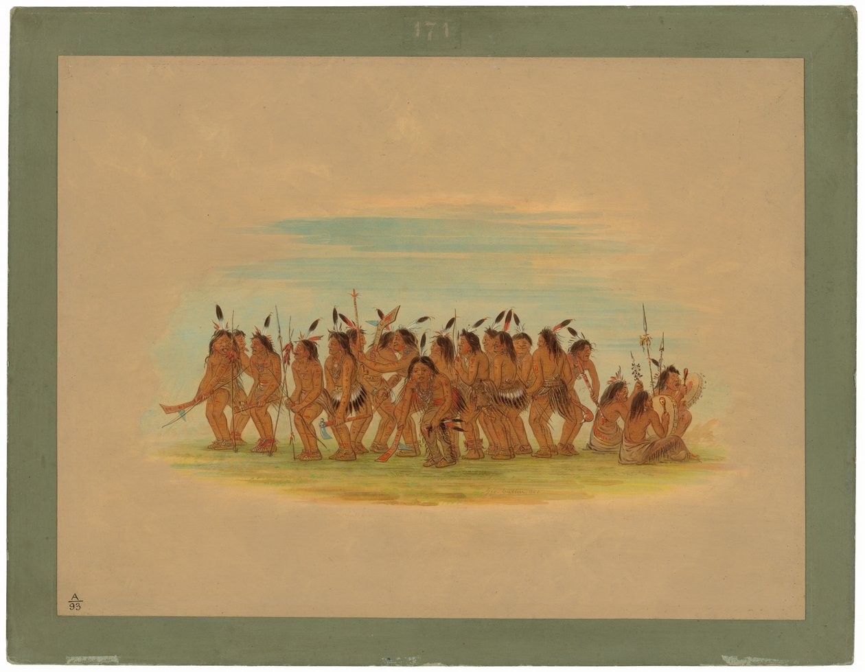 Hundedans - Sioux af George Catlin