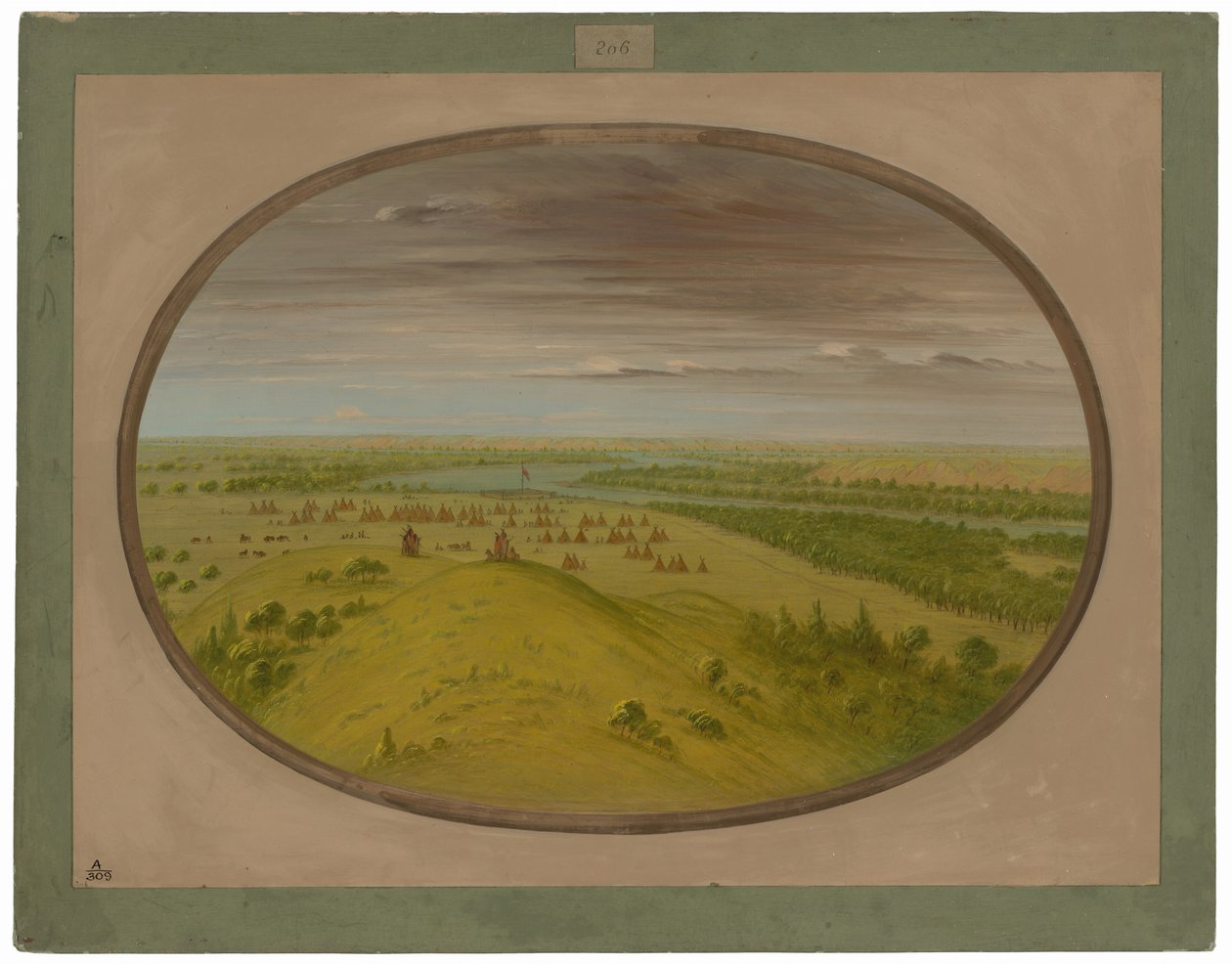 Fort Union af George Catlin