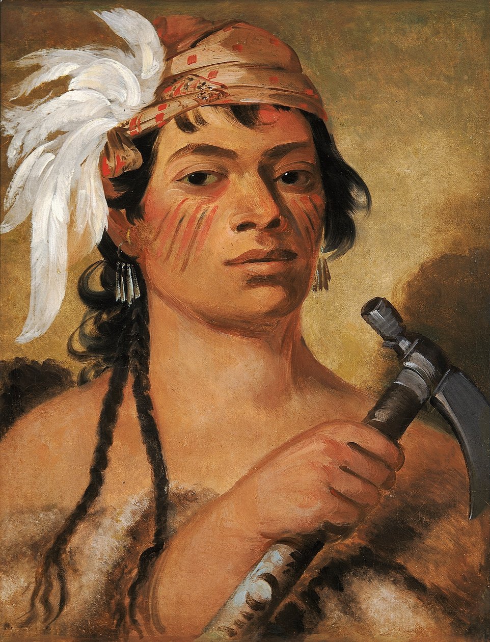 God jæger, en kriger af George Catlin