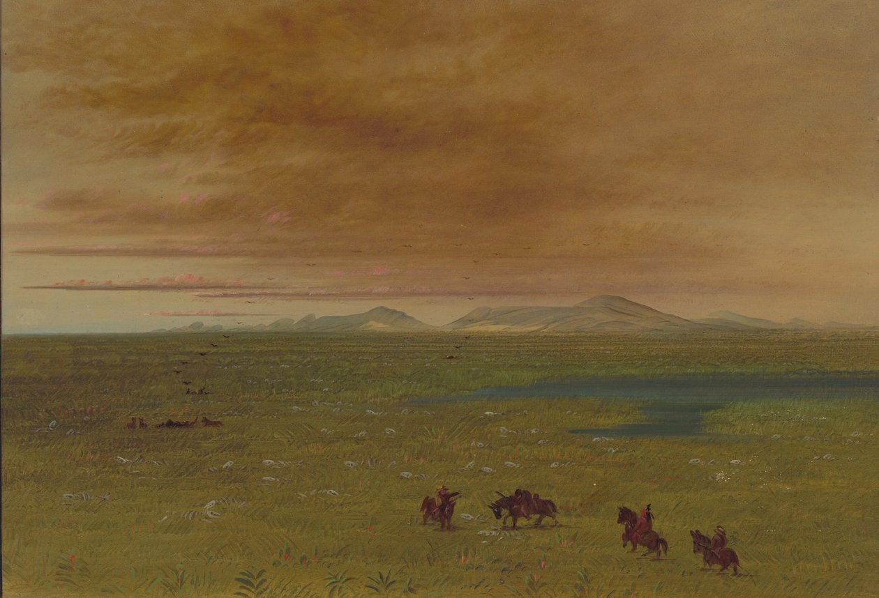 Great Washhouse, Pampa del Sacramento, 18541869. af George Catlin