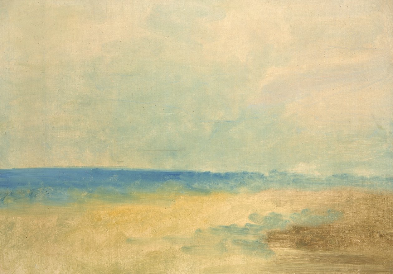 Landskabsbaggrund, 1846-1848. af George Catlin