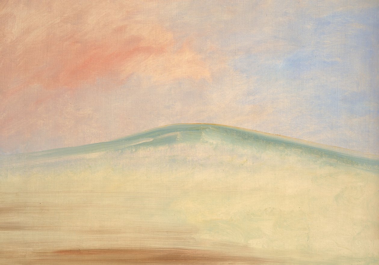 Landskabsbaggrund, 1846-1848. af George Catlin