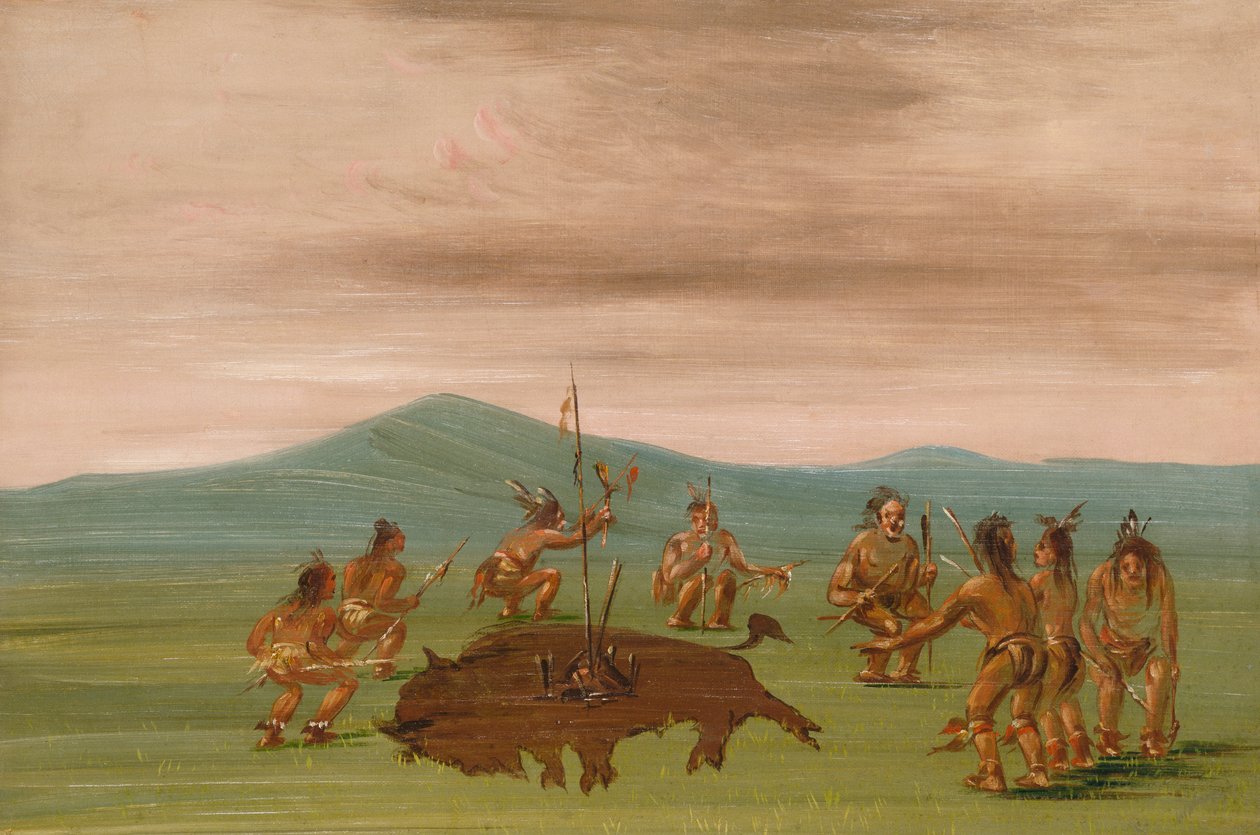 Medicin Buffalo of the Sioux, 1837-1839. af George Catlin