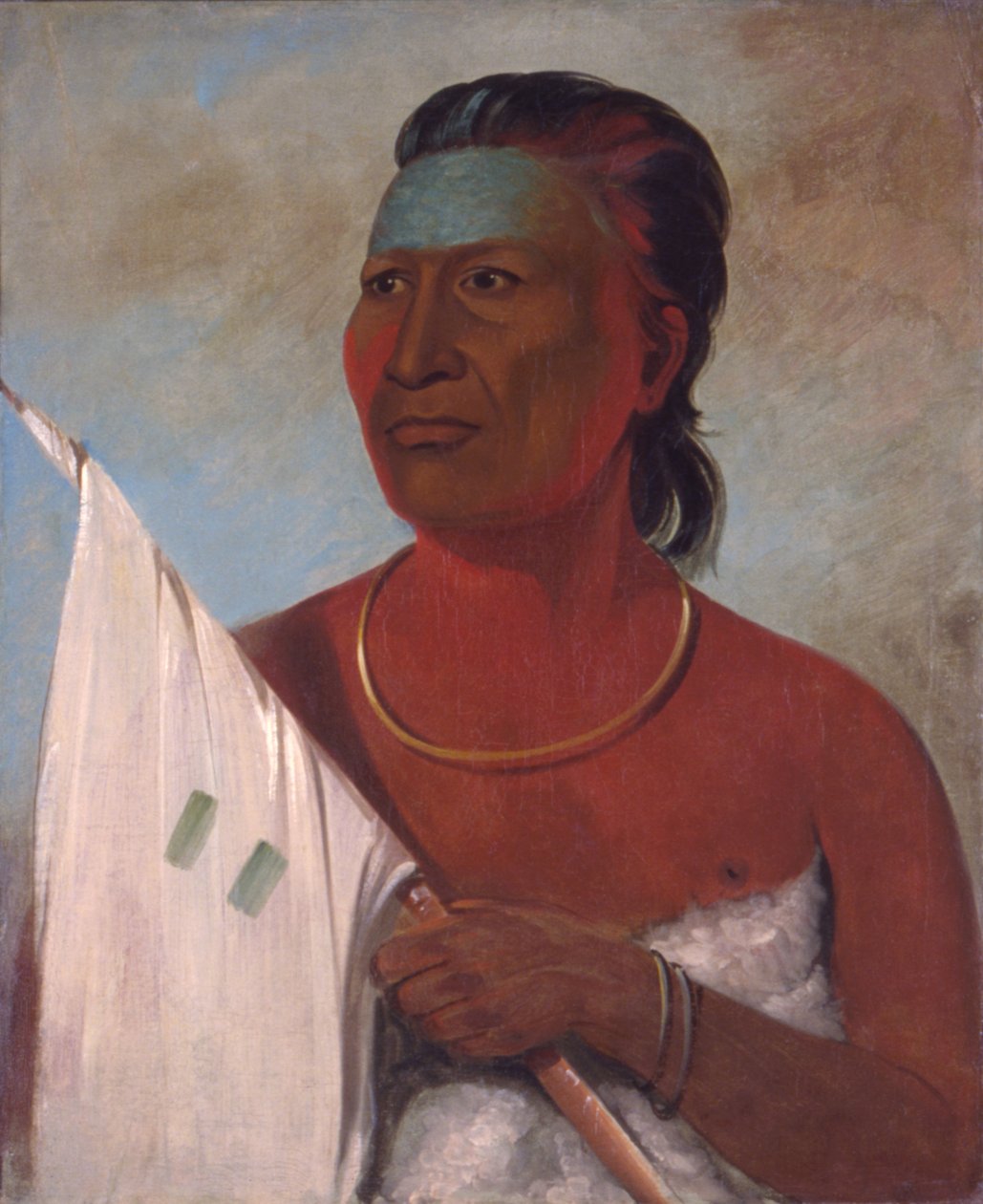 Náh-pope, Soup, rådgiver for Black Hawk af George Catlin